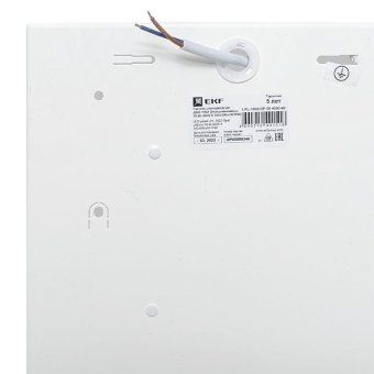 светильник светодиодный дво-1002 36вт 4000к ip40 595х595х50 опал равномерн. панель ekf lpl-1002-op-36-4000-40 от магазина Штепсель и батарейка. - фото_2