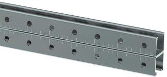 профиль strut двойной перфорированный 41х41 l1000 2.5мм iek clm50d-psd-41-41-10-3 от магазина Штепсель и батарейка.