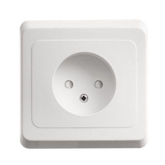 розетка 1-м сп этюд 16а ip20 250в без заземл. защ. шторки бел. se pc16-002b от магазина Штепсель и батарейка. - фото_5