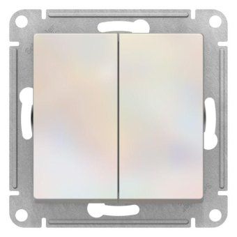 переключатель перекрестный 2-кл. atlasdesign 2хсх.7 10ах механизм жемчуж. se atn000473 от магазина Штепсель и батарейка. - фото_2