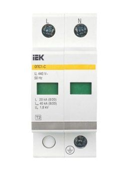 ограничитель перенапряжения опс1-c 2p iek mop20-2-c от магазина Штепсель и батарейка. - фото_4