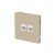розетка компьютерная 2-м kant rj45 кат.6a без шторки ванильн. марципан dkc 7015674 от магазина Штепсель и батарейка. - фото_2