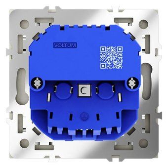 розетка 1-м сп s70 16а с usb a+a с заземл. защ. шторки механизм сталь voltum vls040405 от магазина Штепсель и батарейка. - фото_4
