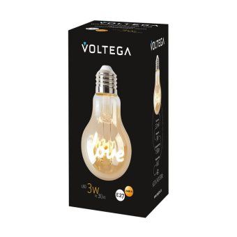 лампа светодиодная филаментная loft 271 a60 3вт 2400к e27 voltega 8580 от магазина Штепсель и батарейка. - фото_7