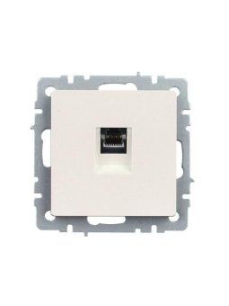 розетка компьютерная сп rj45 кат.5e brite рк10-брж механизм жемчуж. iek br-k10-1-k36 от магазина Штепсель и батарейка. - фото_2