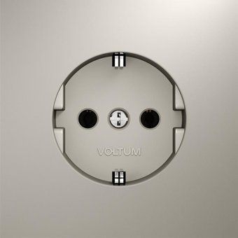 розетка 1-м сп s70 16а с заземл. механизм кашемир voltum vls040103 от магазина Штепсель и батарейка. - фото_2