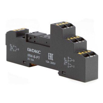 колодка с клеммами push-in для реле irm dkc irm-b-pt от магазина Штепсель и батарейка.