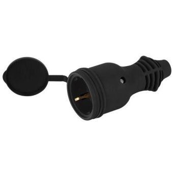 розетка rx11-b-ip44 16а ip44 прямая с заземл. каучук черн. эра б0069325 от магазина Штепсель и батарейка. - фото_3