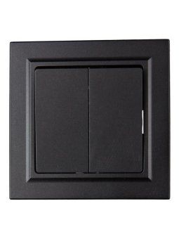 выключатель 2-кл. сп brite вср10-2-0-брч 10а в сборе черн. iek br-v20-0-10-k02-f от магазина Штепсель и батарейка. - фото_2