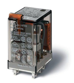 реле миниатюрное 2co 10а кат. 230в ac rti finder 553282300000 от магазина Штепсель и батарейка.