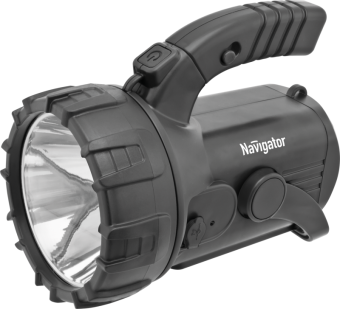 фонарь-прожектор аккумуляторный кемпинговый 94 975 npt-sp12-accu 1led 3вт 18 + 4led аккум. 3.7в 4а.ч navigator 94975 от магазина Штепсель и батарейка. - фото_2