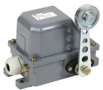 выключатель концевой ку-701 у1 рычаг с роликом 10а ip44 2 эл. цепи iek kv-1-701-1 от магазина Штепсель и батарейка.