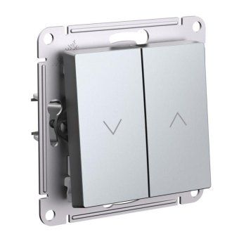 выключатель для жалюзи 2-кл. atlasdesign 10а механизм алюм. se atn000319 от магазина Штепсель и батарейка.