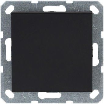 переключатель перекрестный 1-кл. 10а ip20 механизм черн. матов. soft touch jasmart g3013pb от магазина Штепсель и батарейка.