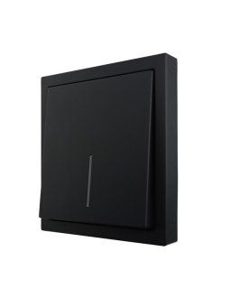 выключатель 1-кл. с индик. сп zima ip20 10а безвинт. зажим черн. бархат lezard 704-4288-111qc от магазина Штепсель и батарейка. - фото_2