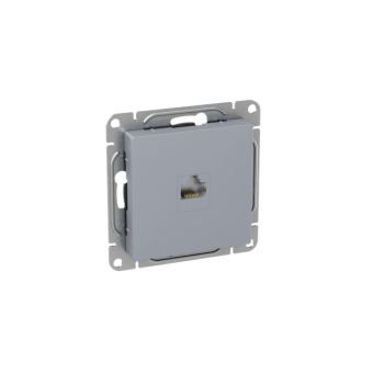 розетка компьютерная 1-м сп эпика rj45 кат.5 механизм алюм. ekf up1-soa-rj45-5 от магазина Штепсель и батарейка. - фото_2