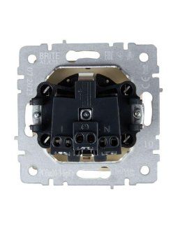 розетка brite рсбш10-3-бркр 16а ip20 с заземл. защ. шторки с крышкой механизм беж. iek br-r16-16-k10 от магазина Штепсель и батарейка. - фото_4