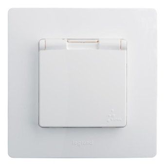 розетка 1-м сп etika 16а ip44 250в 2p+e с заземл. защ. шторки с крышкой немецк. стандарт безвинтов. клеммы механизм бел. leg 672232 от магазина Штепсель и батарейка. - фото_7