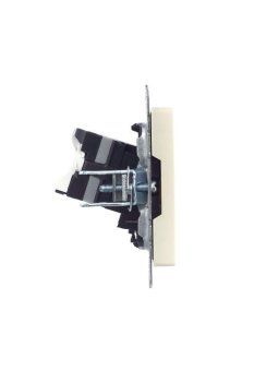 розетка компьютерная сп rj45 кат.5e brite рк10-бркр механизм беж. iek br-k10-1-k10 от магазина Штепсель и батарейка. - фото_3