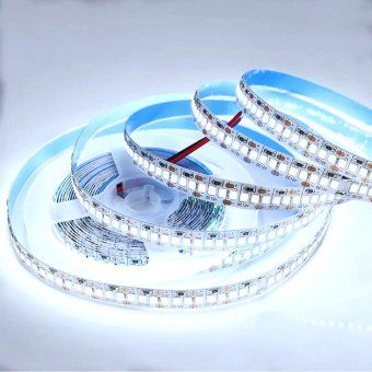 лента светодиодная 24в 14.4вт/м smd2835 240 диод/м ip20 1200лм/м pcb 10мм 6500к (уп.5м) apeyron 00-517 от магазина Штепсель и батарейка.