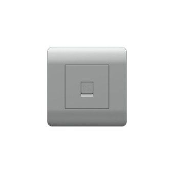 розетка компьютерная 1-м new3-e rj45 серебр. chint 431417 от магазина Штепсель и батарейка.