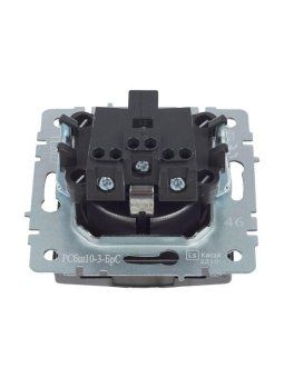 розетка brite рсбш10-3-брс 16а ip20 с заземл. защ. шторки с крышкой механизм сталь iek br-r16-16-k46 от магазина Штепсель и батарейка. - фото_9