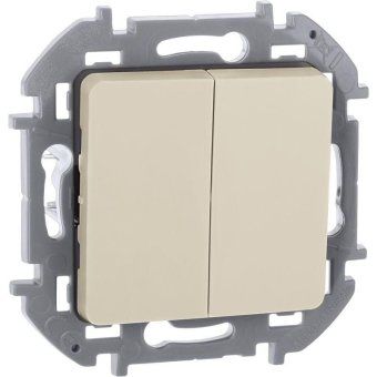 выключатель 2-кл. inspiria 10а ip20 250в 10ax механизм сл. кость leg 673621 от магазина Штепсель и батарейка. - фото_6