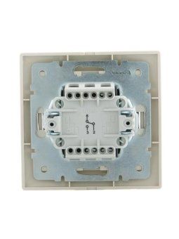 переключатель проходной 1-кл. сп mira 10а ip20 со вставкой крем. lezard 701-0303-105 от магазина Штепсель и батарейка. - фото_4
