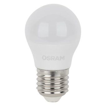 лампа светодиодная led star 5вт шар 4000к e27 470лм (замена 40вт) osram 4058075696266 от магазина Штепсель и батарейка.