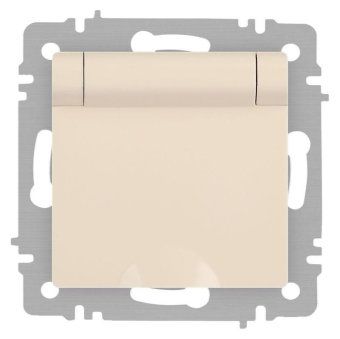 розетка accent 6-203-02 2p+e schuko с крышкой 16а-250в ip20 су сл.кость intro б0063716 от магазина Штепсель и батарейка.