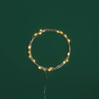 гирлянда светодиодная "роса" с крупными каплями 2м 20led тепл. бел. ip20 2хcr2032 (в комплекте) neon-night 302-006 от магазина Штепсель и батарейка. - фото_5