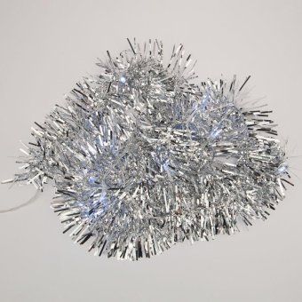 гирлянда светодиодная "мишура серебряная " 1.5м 10led бел. 0.1вт ip20 провод пвх прозр. элементы питания 2хaa (не в компл.) neon-night 304-011 от магазина Штепсель и батарейка. - фото_7