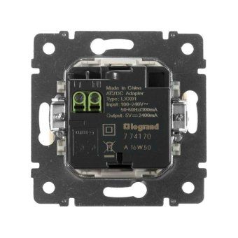 розетка usb 2-м сп valena сл. кость leg 774170 от магазина Штепсель и батарейка. - фото_33