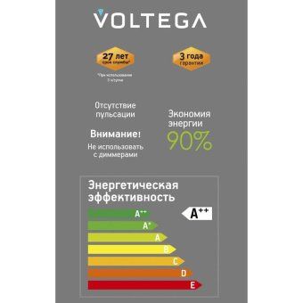 лампа светодиодная loft led g95 4вт 1800к e27 voltega 8577 от магазина Штепсель и батарейка. - фото_4