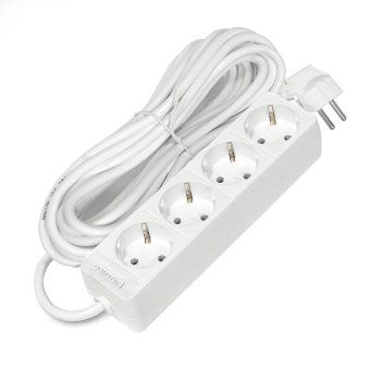удлинитель 4х7м с заземл. 16а ip20 3.5квт пвс 3х1 бел. domtok 2398 от магазина Штепсель и батарейка. - фото_3