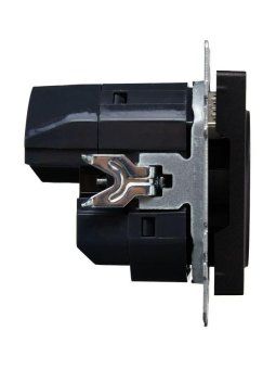 розетка brite рюш10-2-брч 16а с usb a+a 3.1а с заземл. защ. шторки механизм черн. iek br-r14-16-u21-d31-k02 от магазина Штепсель и батарейка. - фото_3