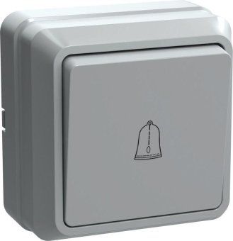 выключатель кнопочный 1-кл. оп октава 10а ip20 вск20-1-0-об бел. iek evo13-k01-10-dc от магазина Штепсель и батарейка.