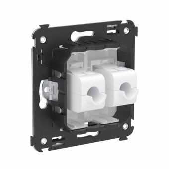 розетка компьютерная 2-м сп avanti "белое облако" rj45 кат.6 без шторок механизм dkc 4400694 от магазина Штепсель и батарейка. - фото_3