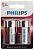 элемент питания алкалиновый d/lr20 1.5в power (блист. 2шт) philips б0062732 от магазина Штепсель и батарейка.