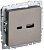 розетка brite usb a+c 18вт рю11-1-брш механизм шампань iek br-u22-018-k37 от магазина Штепсель и батарейка.