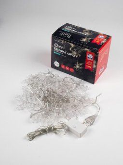 гирлянда бахрома "арка" icld136w-c-sf 136led 2.5х1.2м 8режимов ip20 бел. shlights 4690601054272 от магазина Штепсель и батарейка.