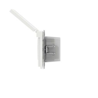 розетка силовая kant ip44 2p+e защ. шторки с крышкой бел. магнолия dkc 7000013 от магазина Штепсель и батарейка. - фото_5