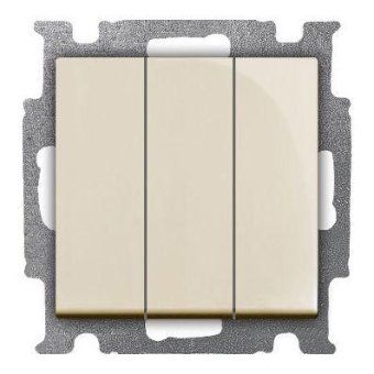 выключатель 3-кл. 1п сп basic 55 16а ip20 250в с клавишей механизм сл. кость abb 2cka001012a2158 от магазина Штепсель и батарейка.