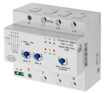 реле многофункциональное узм-3-63к 230в ac/400в ac ухл4 меандр a8302-16939237 от магазина Штепсель и батарейка.
