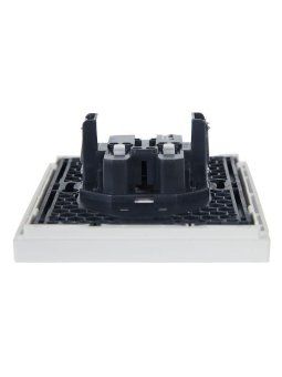 розетка 2-м сп forte&piano fp226 10а без заземл. без защ. шторок безвинт. крепл. бел. iek fp-r20-10-1-k01 от магазина Штепсель и батарейка. - фото_5