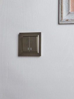 выключатель 2-кл. сп brite вс10-2-1-брш 10а с индик. механизм шампань iek br-v20-1-10-k37 от магазина Штепсель и батарейка. - фото_7