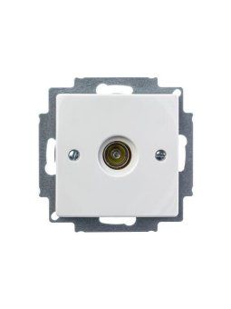 розетка телевизионная одиночная tv basic механизм альп. бел. abb 2cka001724a4276 от магазина Штепсель и батарейка.