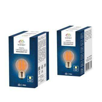 ретро-лампа filament g45 e27 2вт тепл. бел. 3000к 230в neon-night 601-802 от магазина Штепсель и батарейка. - фото_3