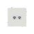 розетка компьютерная 2-м kant rj45 кат.6a без шторки бел. песок dkc 7010674 от магазина Штепсель и батарейка.
