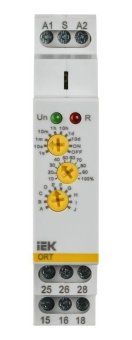 реле времени многофункц. ort 2 контакта 12-240в ac/dc iek ort-m2-acdc12-240v от магазина Штепсель и батарейка. - фото_2